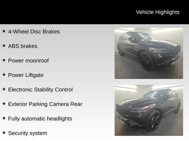 2026 Genesis GV80 3.5T Prestige Black