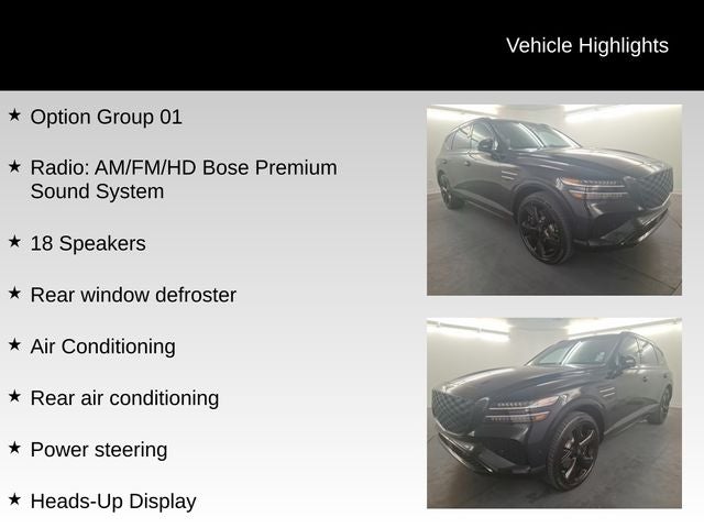 2026 Genesis GV80 3.5T Prestige Black