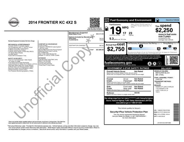 2014 Nissan Frontier S
