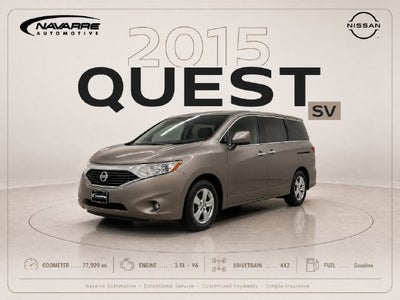 2015 Nissan Quest 3.5 SV