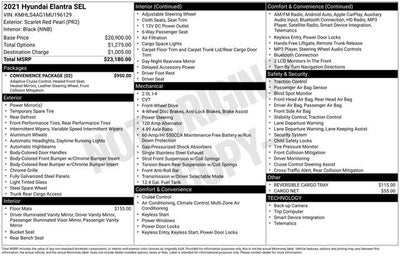 2021 Hyundai ELANTRA SEL